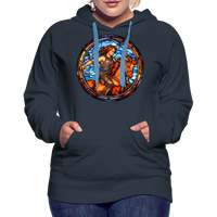 Thumbnail for Women’s Mosaic Sagittarius Premium Hoodie - navy