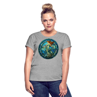 Thumbnail for Women's Mosaic Aquarius Relaxed Fit T-Shirt - heather gray