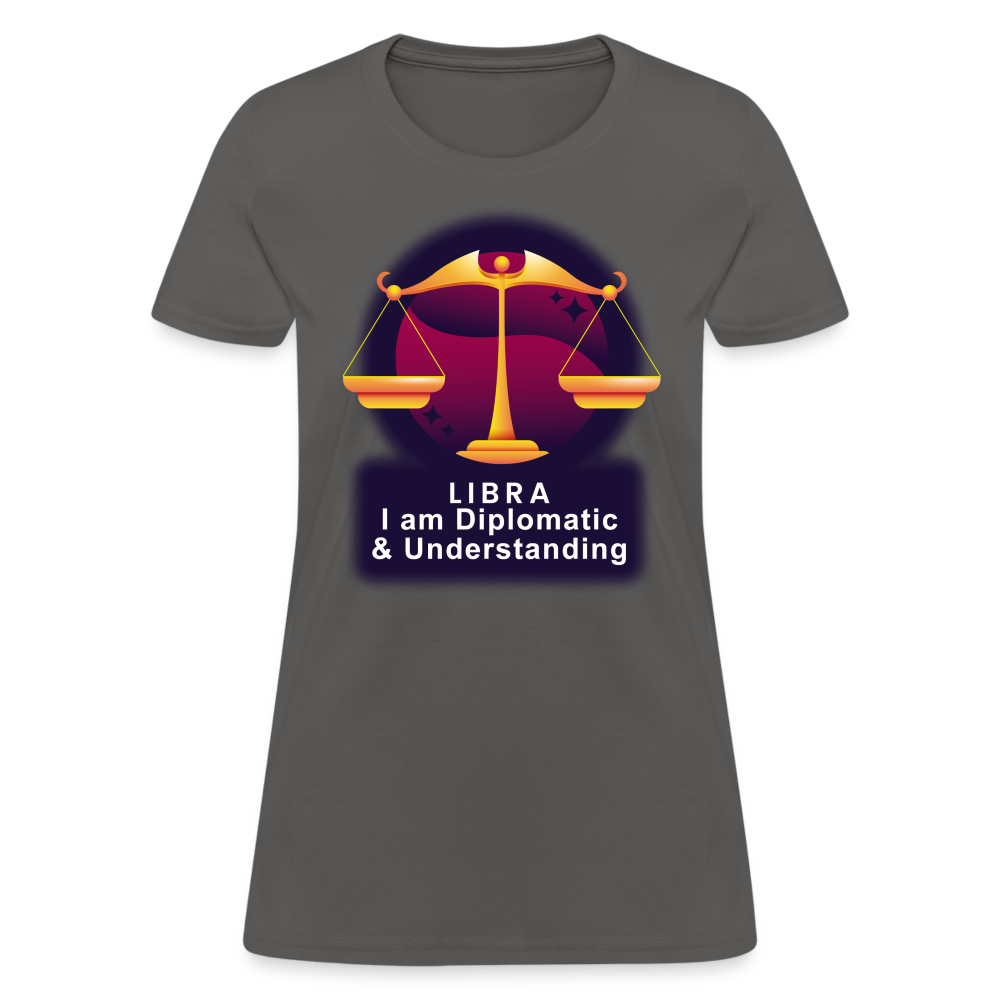 Women's Glow Libra T-Shirt - charcoal