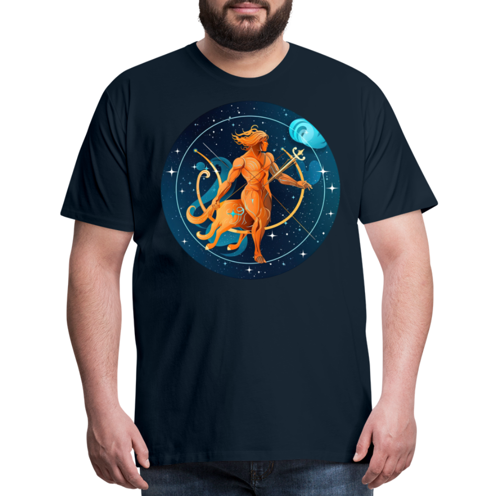 Men's Mythical Sagittarius Premium T-Shirt - deep navy