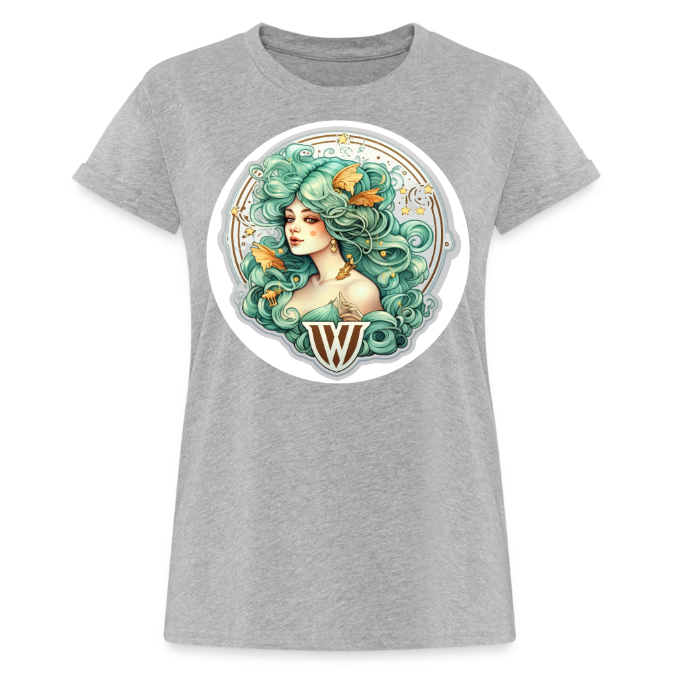 Women's Symbol Virgo Relaxed Fit T-Shirt - heather gray