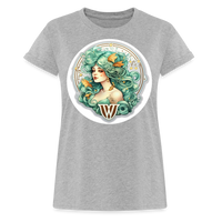 Thumbnail for Women's Symbol Virgo Relaxed Fit T-Shirt - heather gray