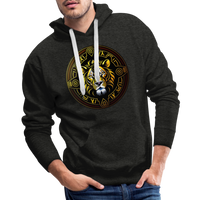 Thumbnail for Men’s Mythical Leo Premium Hoodie - charcoal grey