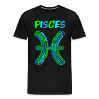 Thumbnail for Men's Power Words Pisces Premium T-Shirt - black