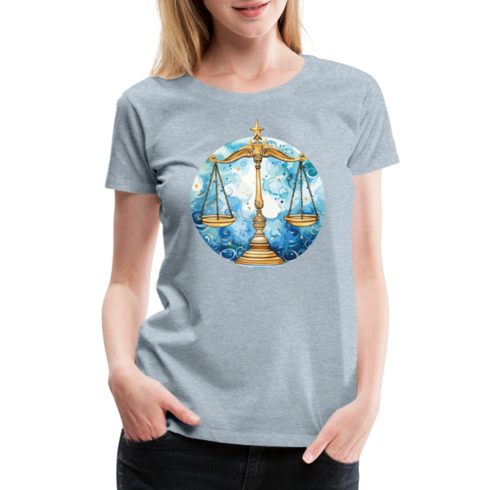 Women’sMythical Libra Premium T-Shirt - heather ice blue