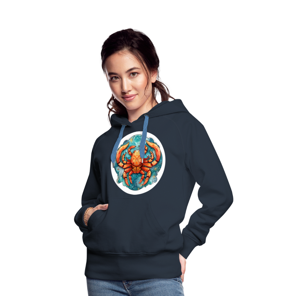 Women’s Symbol Cancer Premium Hoodie - navy