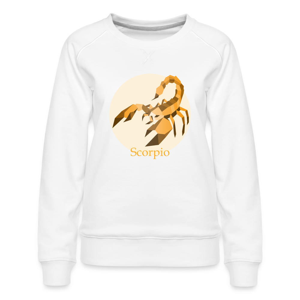 Women’s Mosaic Scorpio Premium Sweatshirt - white