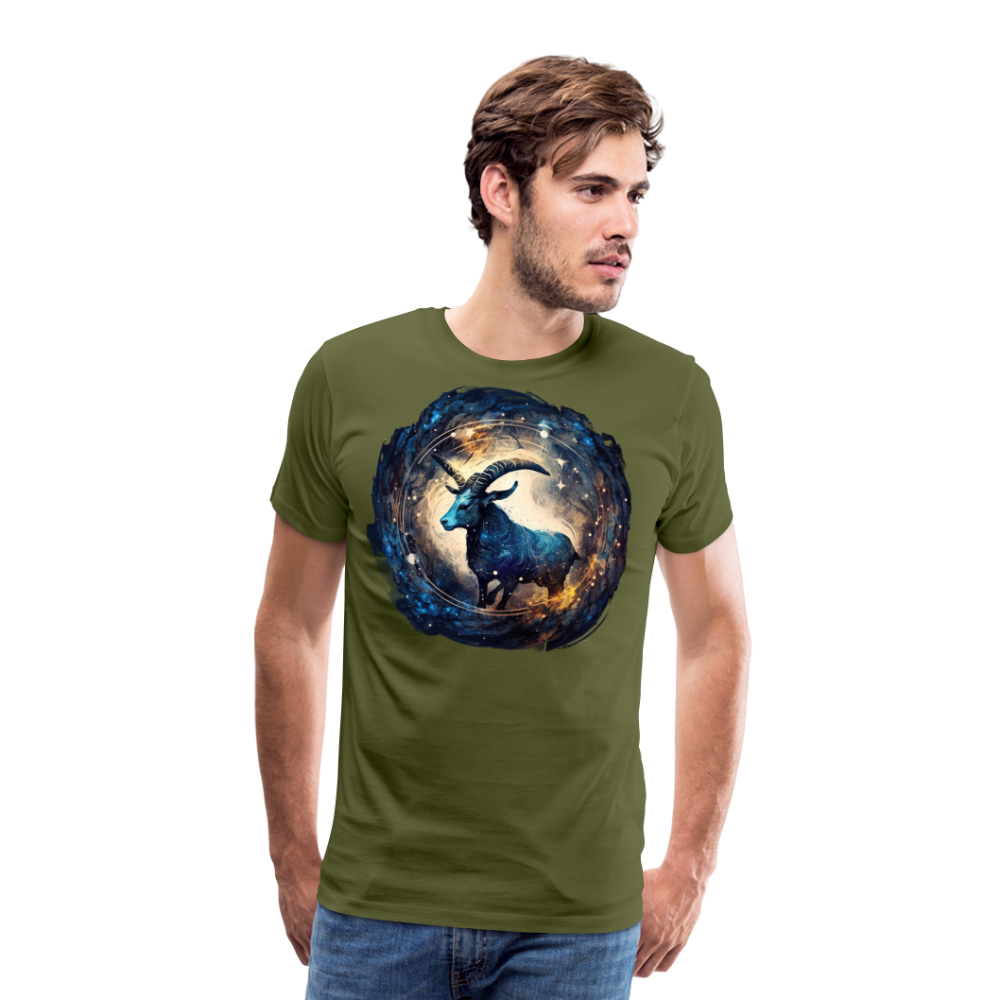 Men's Mythical Capricorn Premium T-Shirt - olive green