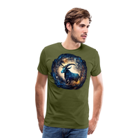 Thumbnail for Men's Mythical Capricorn Premium T-Shirt - olive green