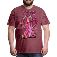 Thumbnail for Men's Astral Virgo Premium T-Shirt - heather burgundy