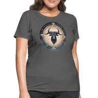 Thumbnail for Women's Mythical Taurus T-Shirt - charcoal