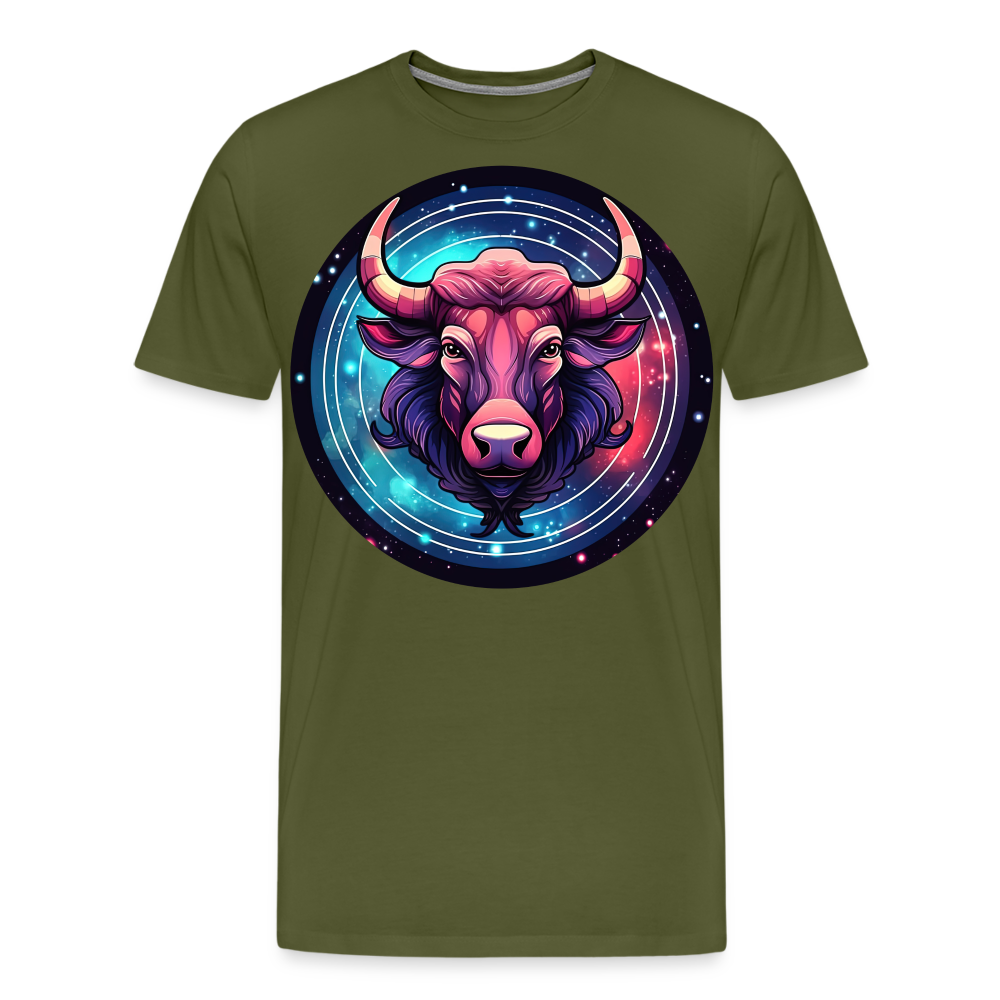 Men's Mystic Taurus Premium T-Shirt - olive green