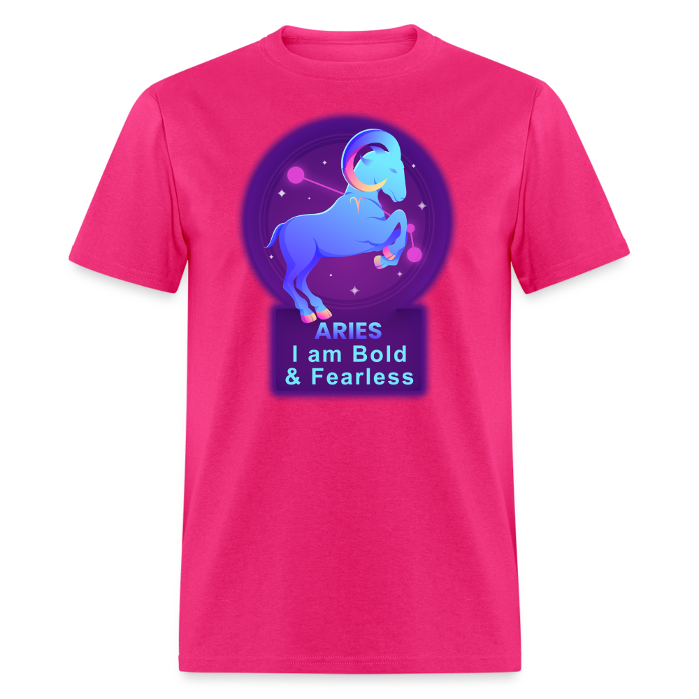 Men's Neon Aries Classic T-Shirt - fuchsia