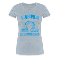 Thumbnail for Women's Power Words Libra Premium T-Shirt - heather ice blue