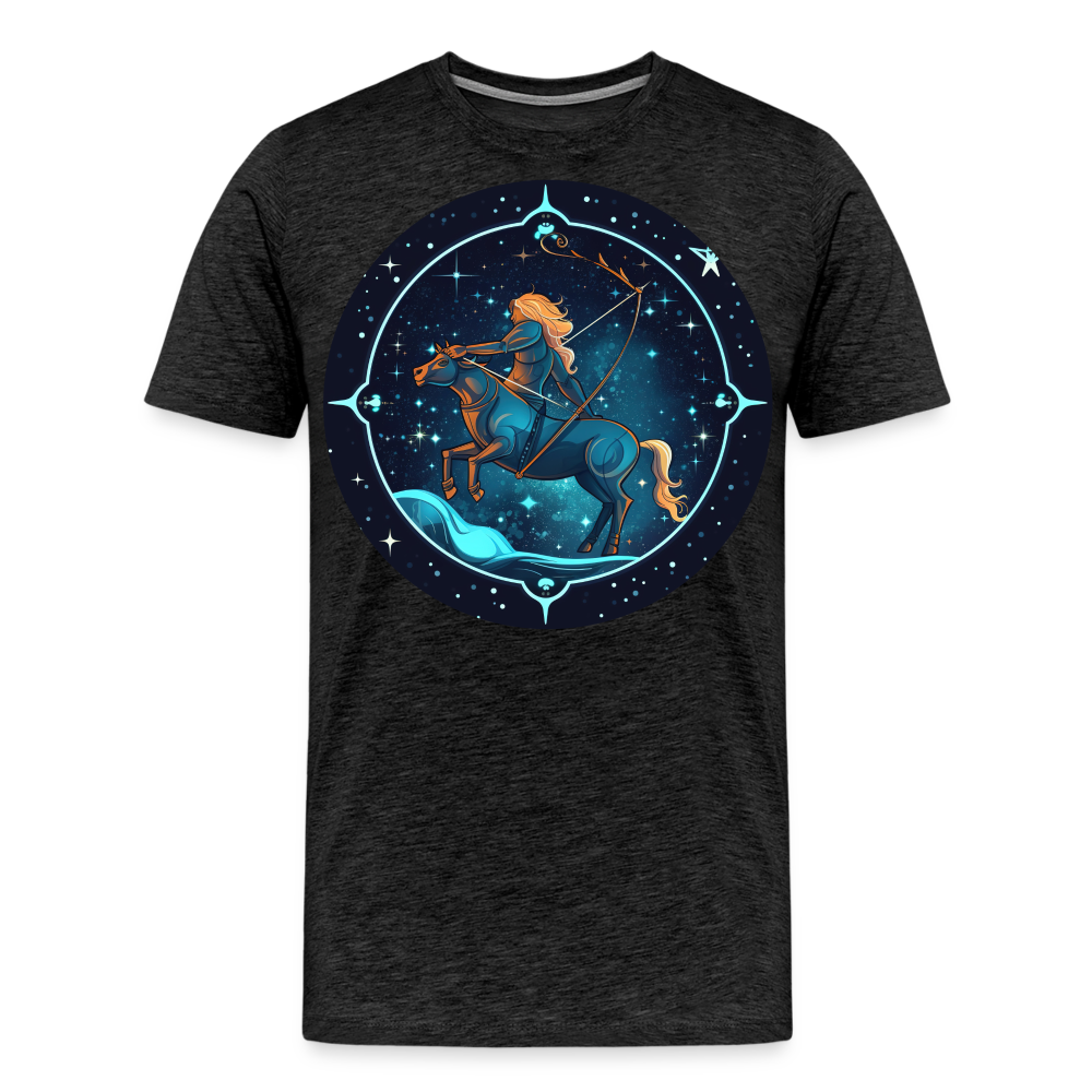 Men's Magic Sagittarius Premium T-Shirt - charcoal grey