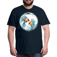 Thumbnail for Men's Mythical Pisces Premium T-Shirt - deep navy