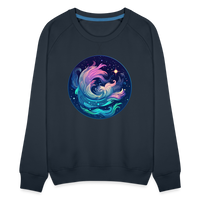 Thumbnail for Women’s Magic Aquarius Premium Sweatshirt - navy