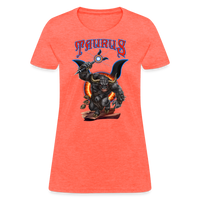 Thumbnail for Women's Astral Taurus T-Shirt - heather coral