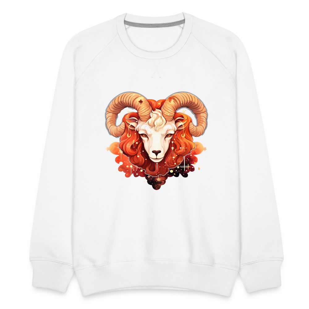 Men’s Symbol Aries Premium Sweatshirt - white