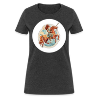 Thumbnail for Women's Symbol Sagittarius T-Shirt - heather black