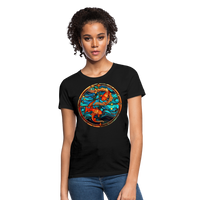 Thumbnail for Women's Mosaic Pisces T-Shirt - black