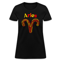 Thumbnail for Women's Power Words Aries T-Shirt - black