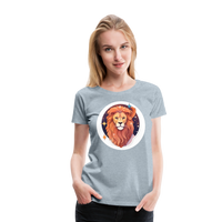 Thumbnail for Women's Symbol Leo Premium T-Shirt - heather ice blue