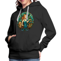 Thumbnail for Women’s Mosaic Virgo Premium Hoodie - black