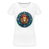 Thumbnail for Women's Mosaic Leo Premium T-Shirt - white