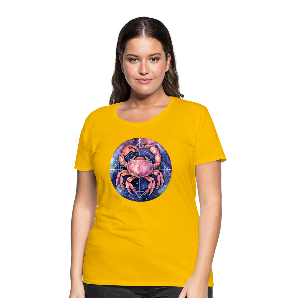 Women’s Mythical Cancer Premium T-Shirt - sun yellow