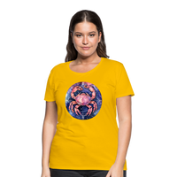 Thumbnail for Women’s Mythical Cancer Premium T-Shirt - sun yellow