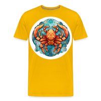 Thumbnail for Men's Symbol Cancer Premium T-Shirt - sun yellow