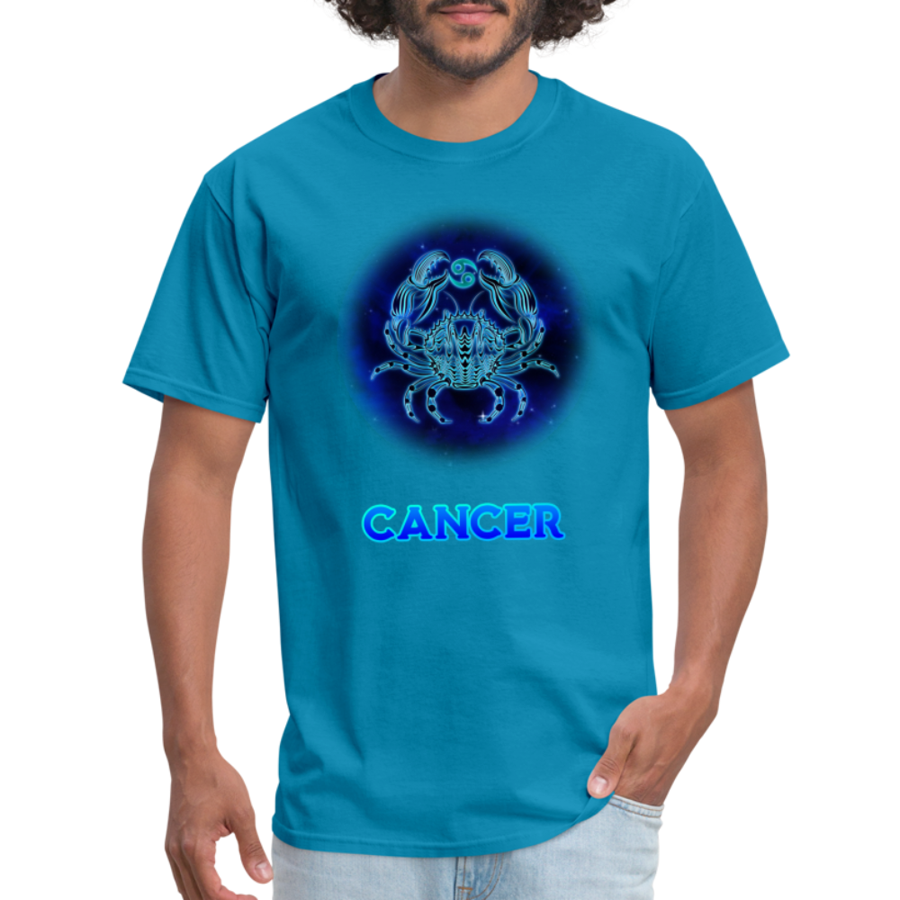 Men's Stellar Cancer Classic T-Shirt - turquoise