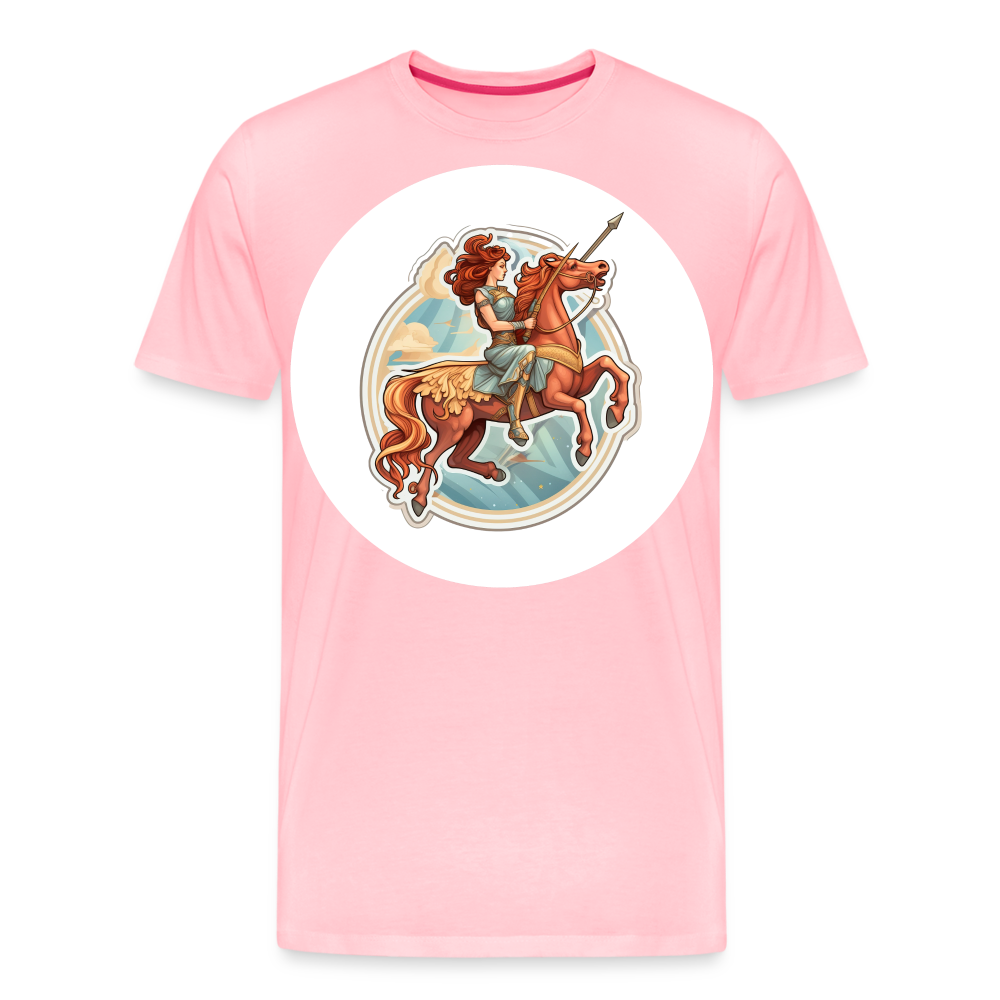 Men's Symbol Sagittarius Premium T-Shirt - pink