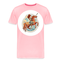 Thumbnail for Men's Symbol Sagittarius Premium T-Shirt - pink