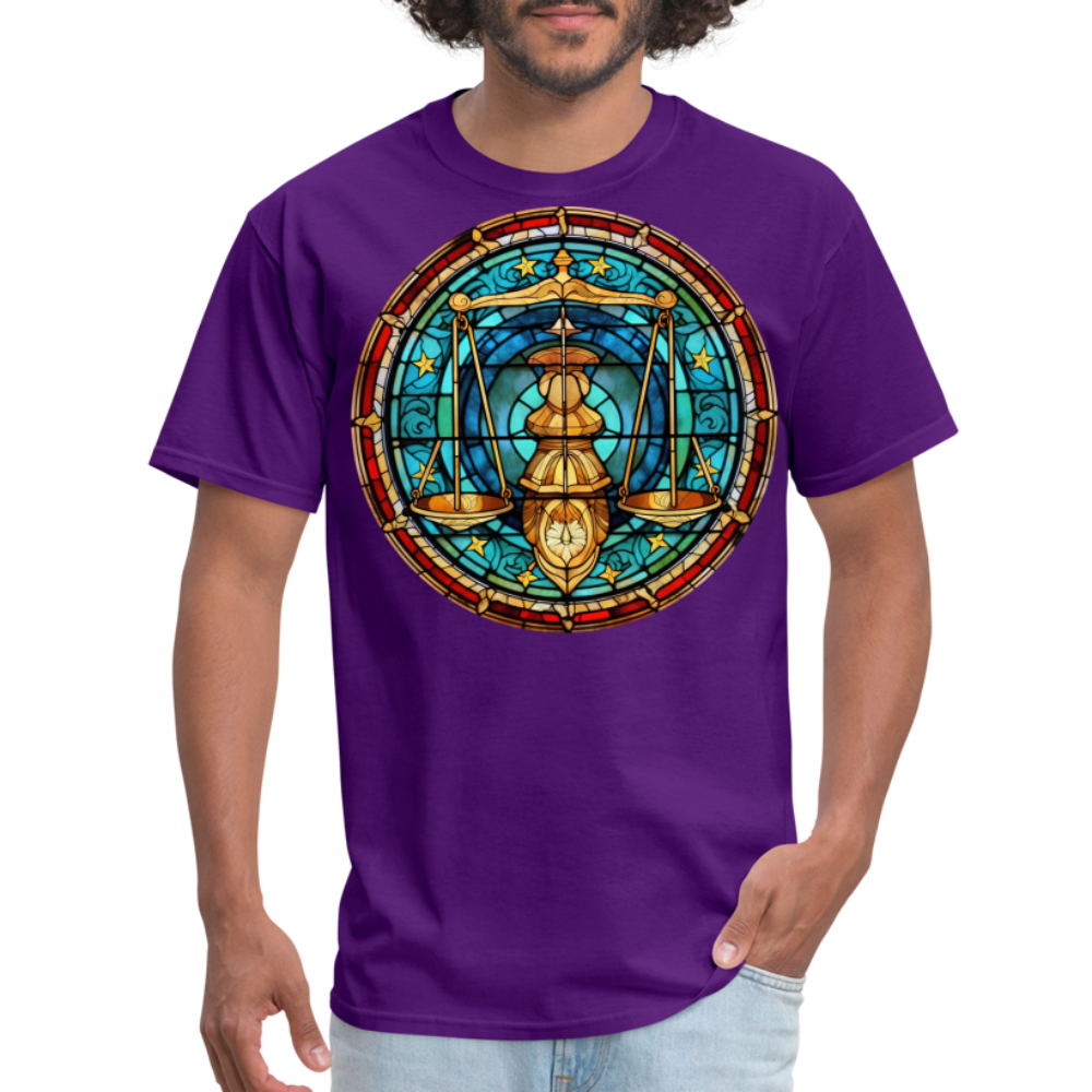 Men's Mosaic Libra Classic T-Shirt - purple