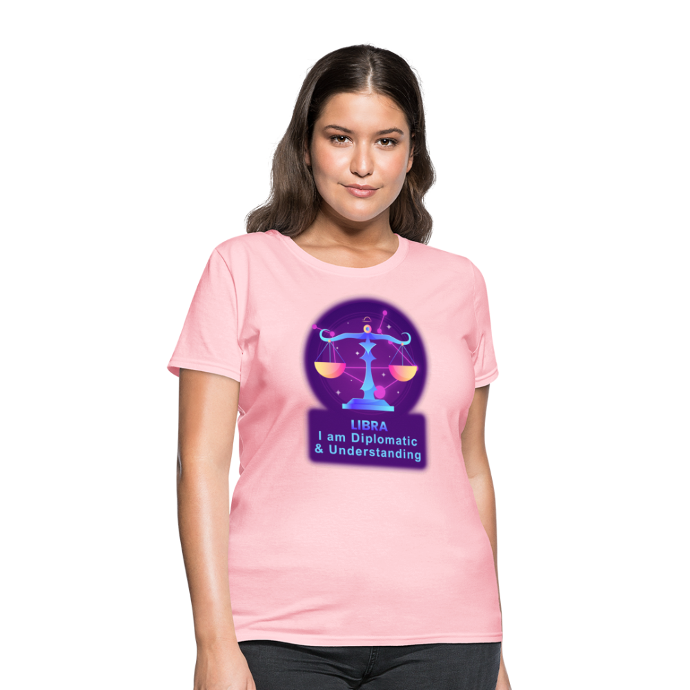 Women's Neon Libra T-Shirt - pink