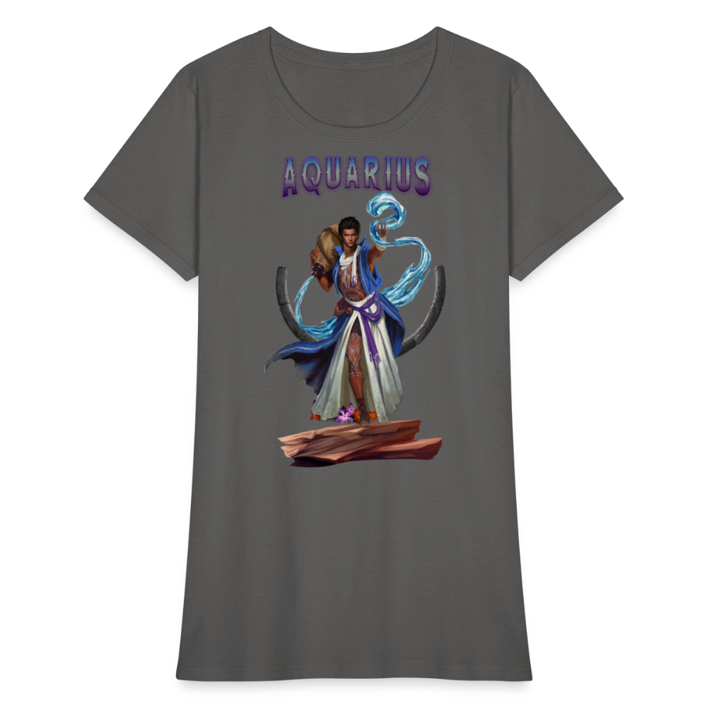 Women's Astral Aquarius T-Shirt - charcoal