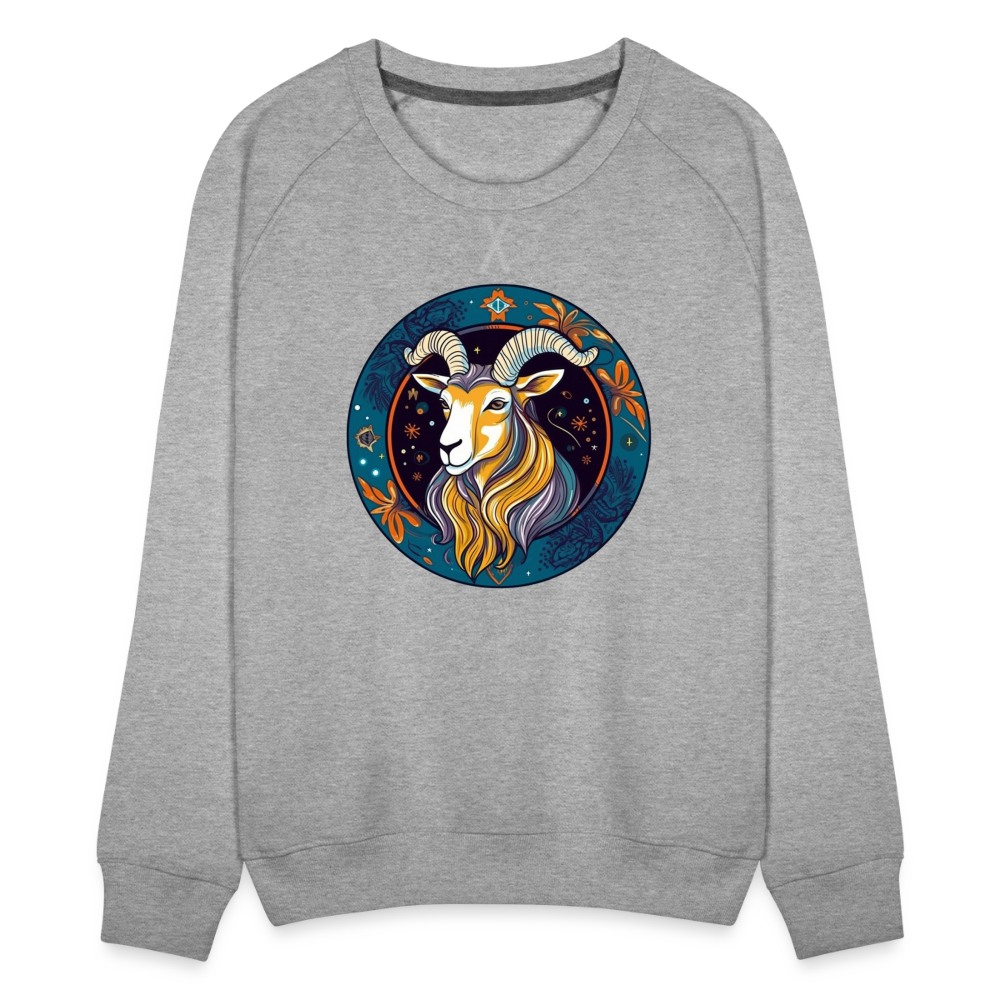 Women’s Mythical Capricorn Premium Sweatshirt - heather grey