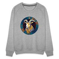 Thumbnail for Women’s Mythical Capricorn Premium Sweatshirt - heather grey