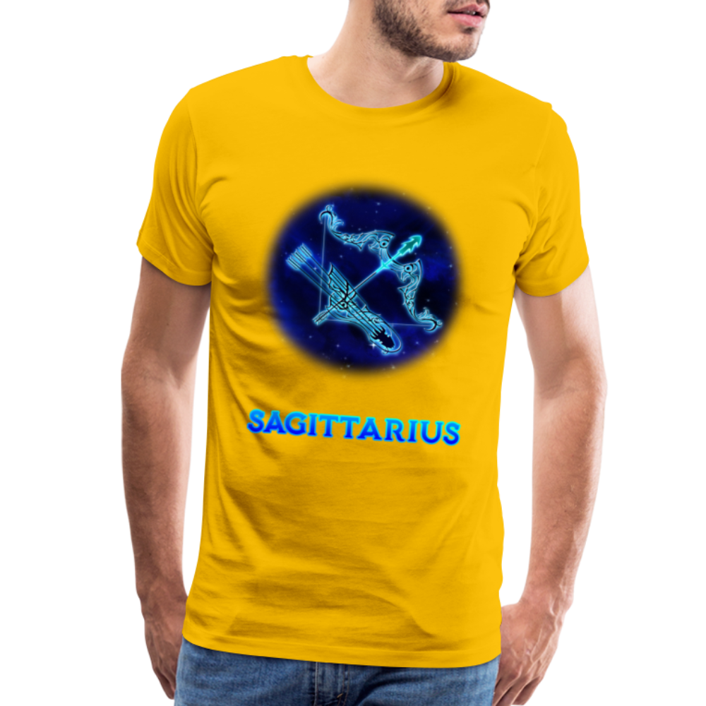 Men's Sagittarius Premium T-Shirt - sun yellow