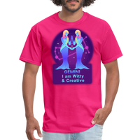 Thumbnail for Men's Neon Gemini Classic T-Shirt - fuchsia