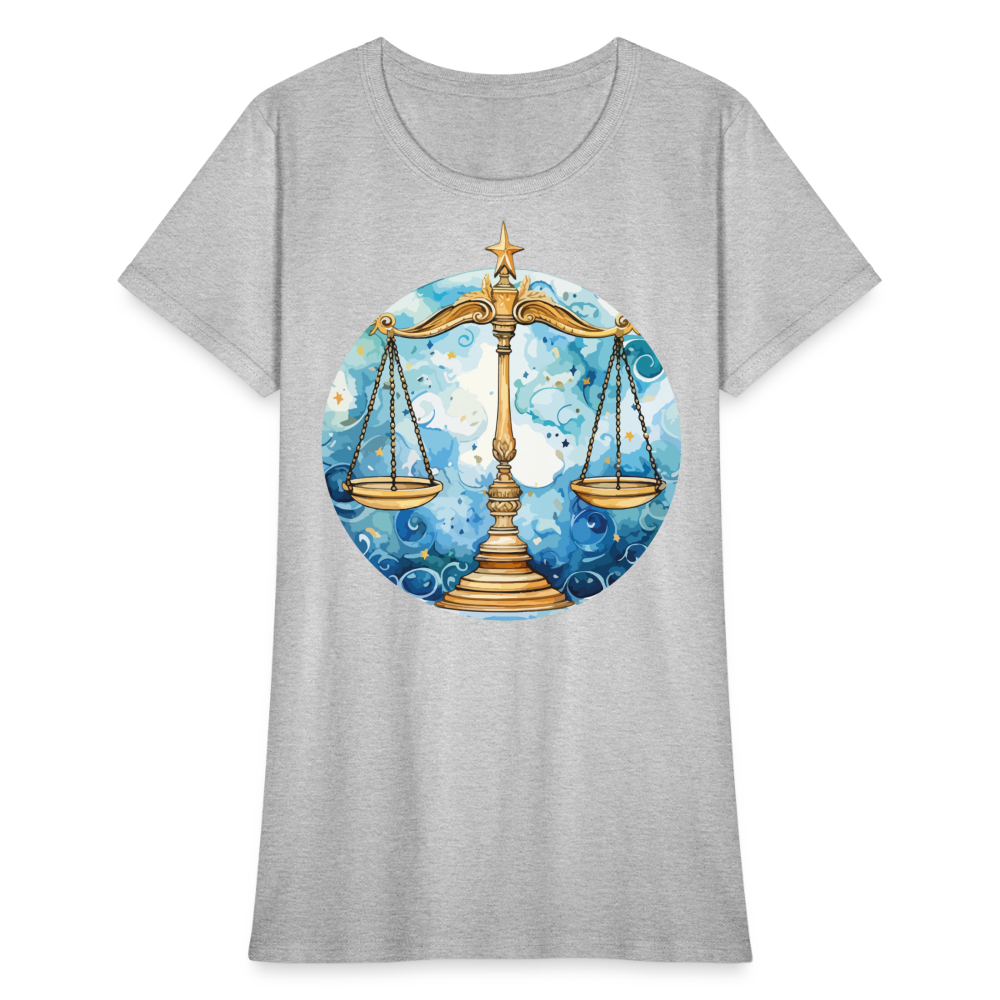 Women's Mythical Libra T-Shirt - heather gray