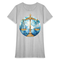 Thumbnail for Women's Mythical Libra T-Shirt - heather gray