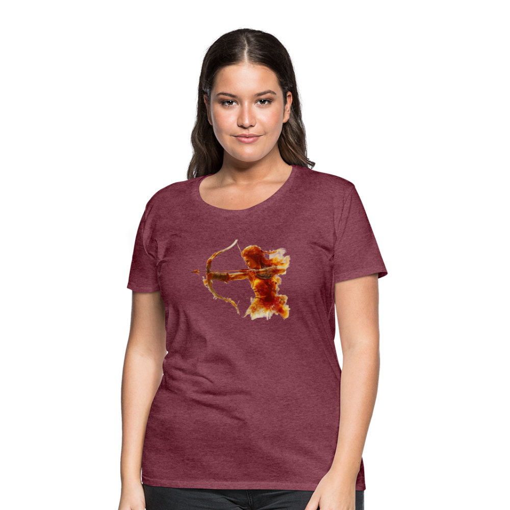 Women’s Mythical Sagittarius Premium T-Shirt - heather burgundy