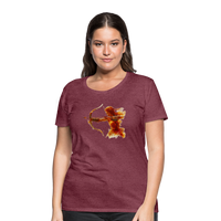 Thumbnail for Women’s Mythical Sagittarius Premium T-Shirt - heather burgundy