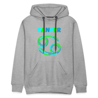 Thumbnail for Men's Power Words Cancer Premium Hoodie - heather grey