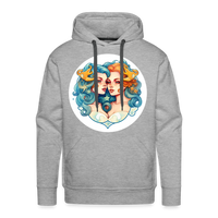 Thumbnail for Men’s Symbol Gemini Premium Hoodie - heather grey