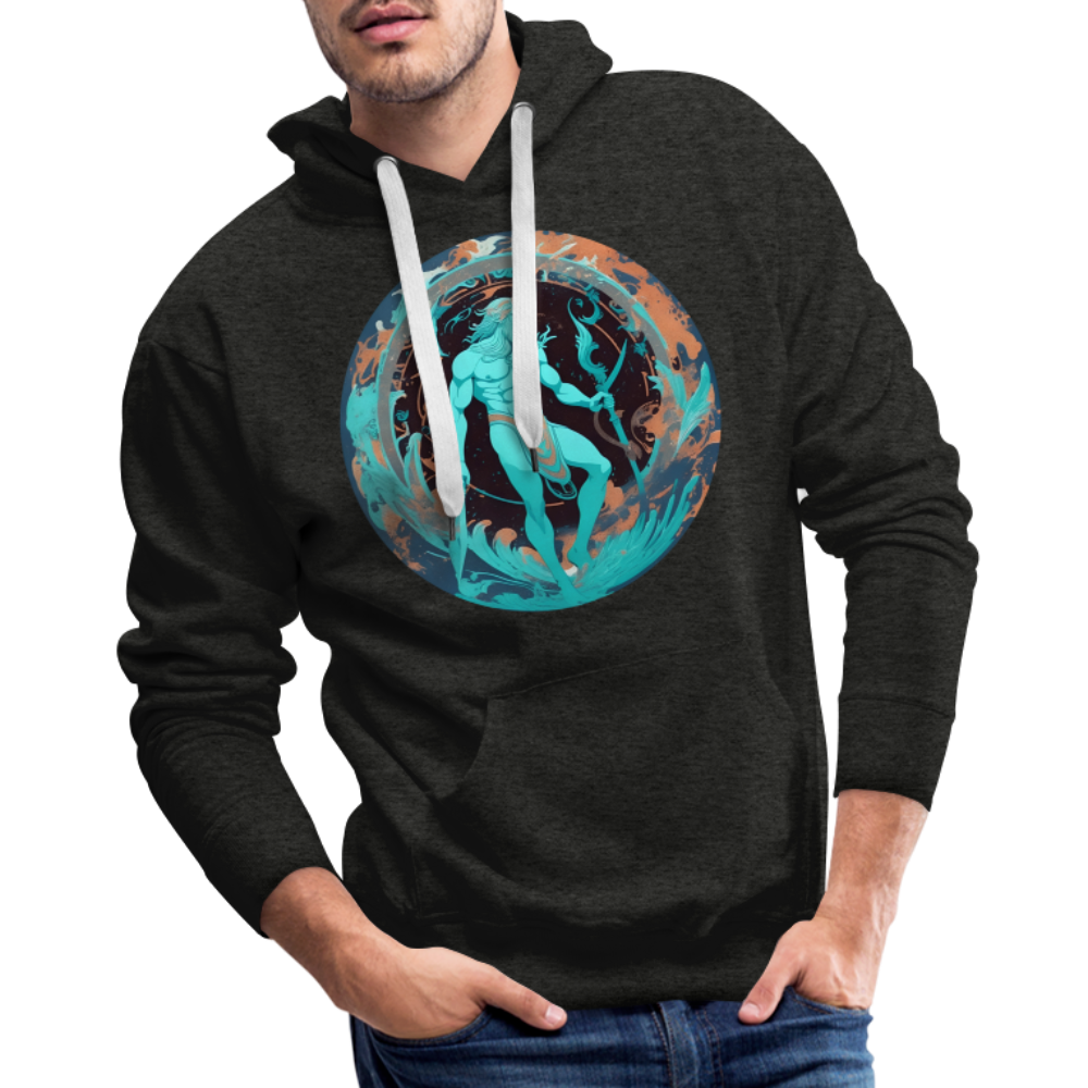 Men’s Mythical Aquarius Premium Hoodie - charcoal grey