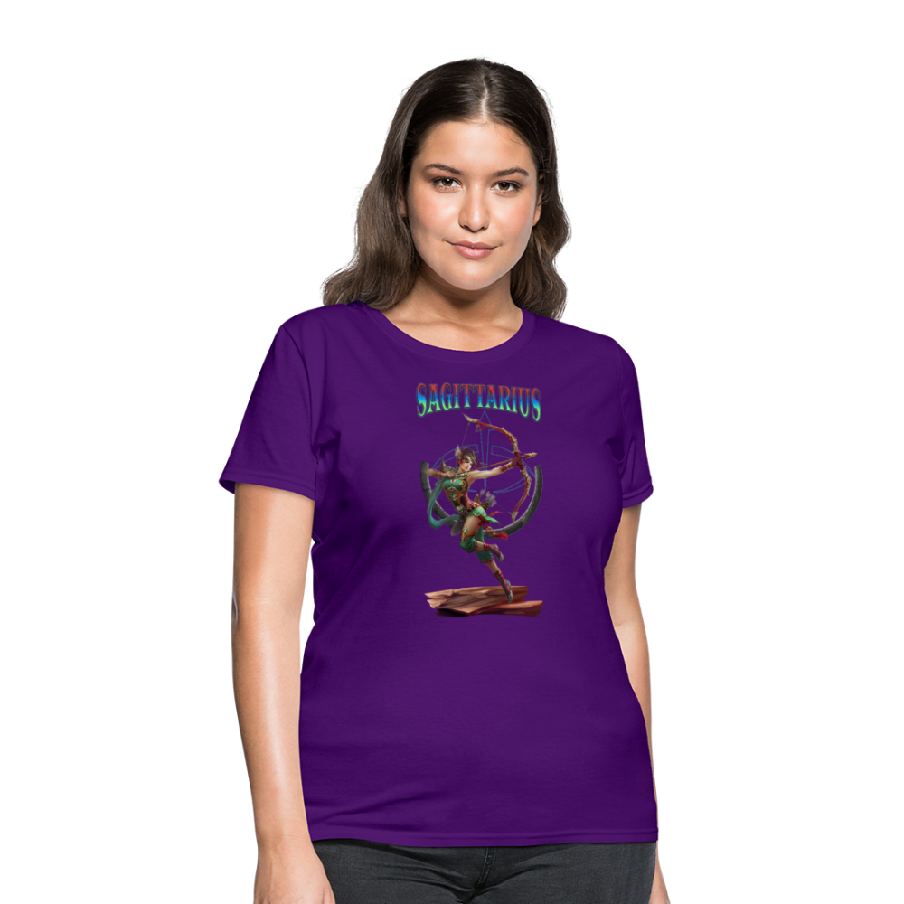 Astral Sagittarius Women's T-Shirt - purple